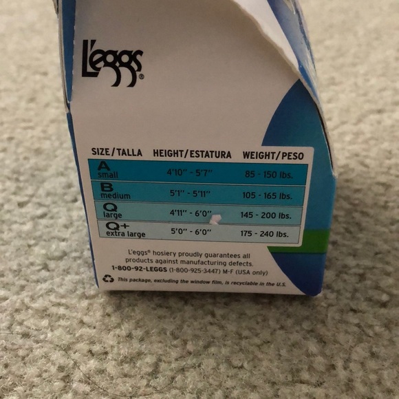 Control Top Off-White Tights - Picture 2 of 2